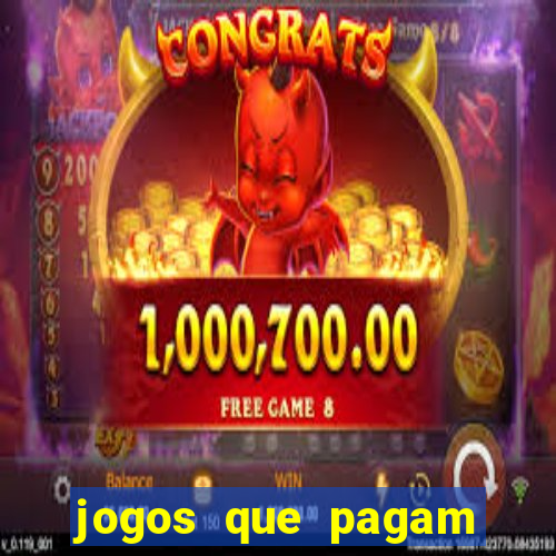 jogos que pagam dinheiro de verdade no pix