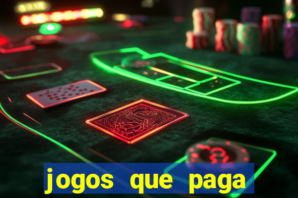 jogos que paga dinheiro de verdade no pix