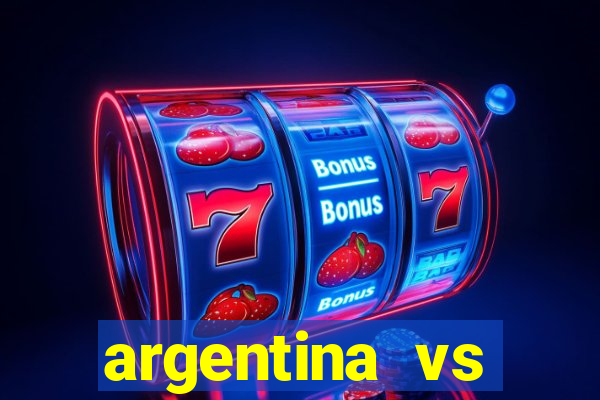 argentina vs colombia ao vivo