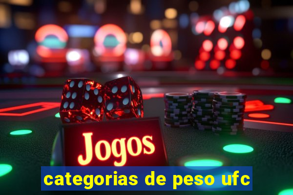 categorias de peso ufc