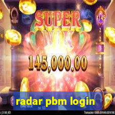 radar pbm login