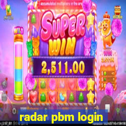 radar pbm login