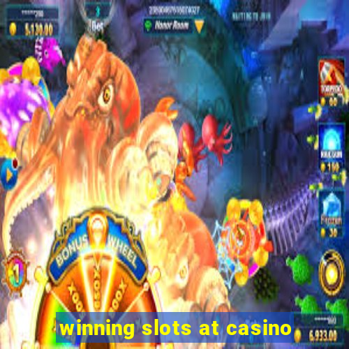 winning slots at casino