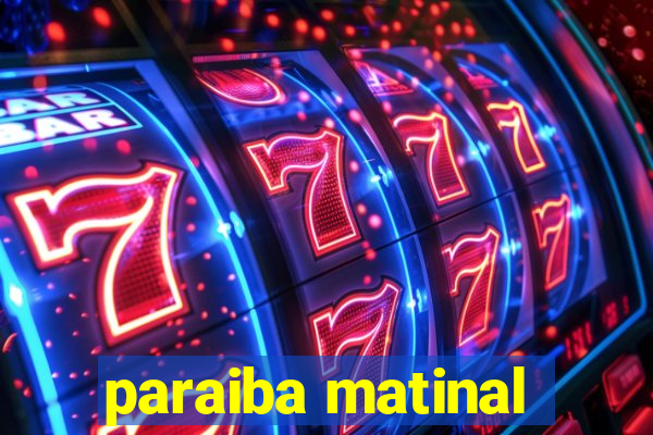 paraiba matinal