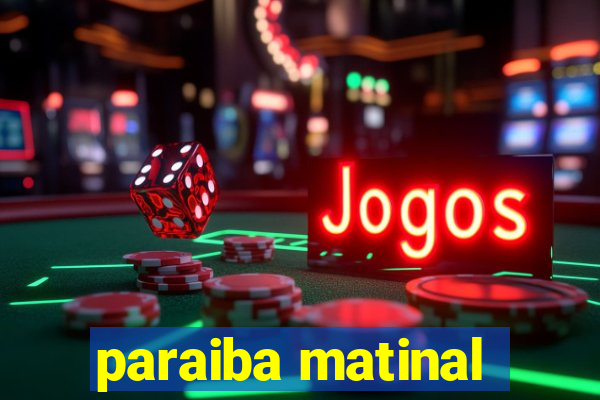 paraiba matinal