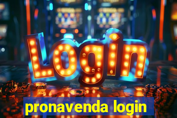 pronavenda login