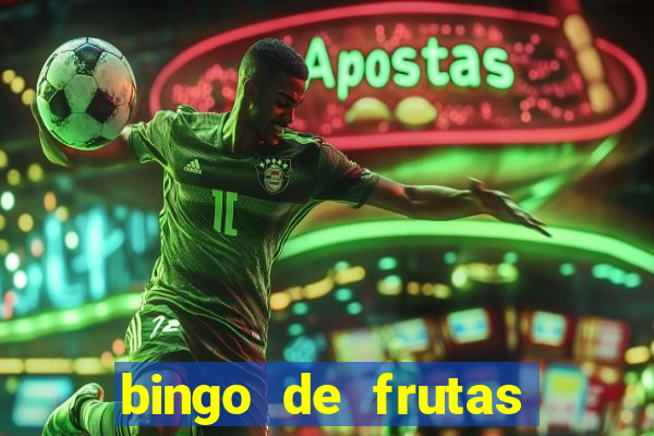 bingo de frutas para imprimir pdf