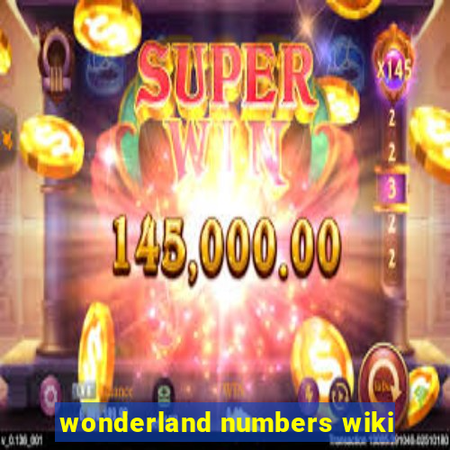 wonderland numbers wiki