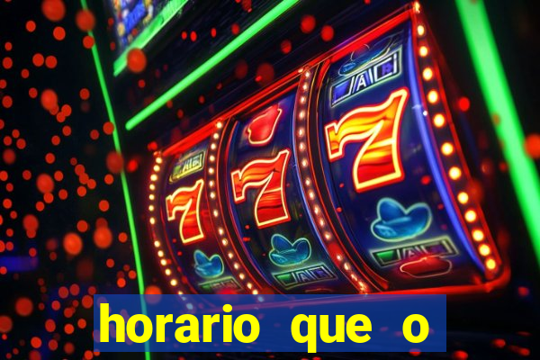 horario que o fortune tiger paga