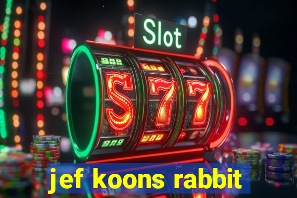 jef koons rabbit