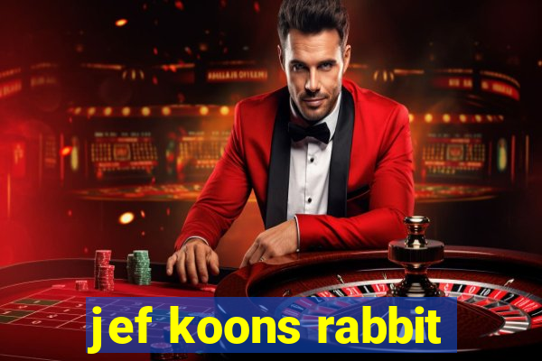 jef koons rabbit