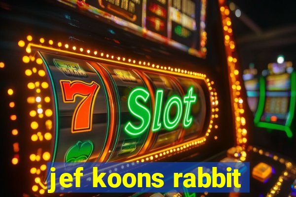 jef koons rabbit