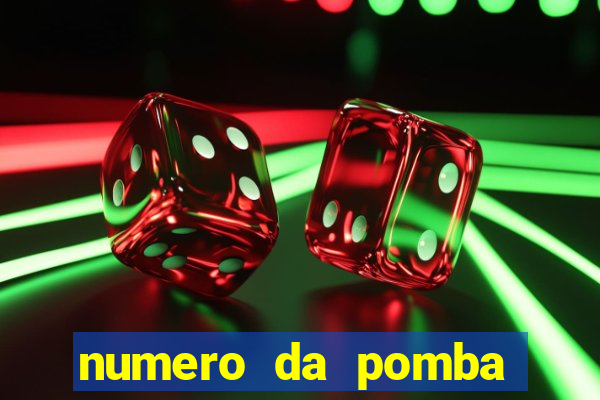 numero da pomba jogo do bicho