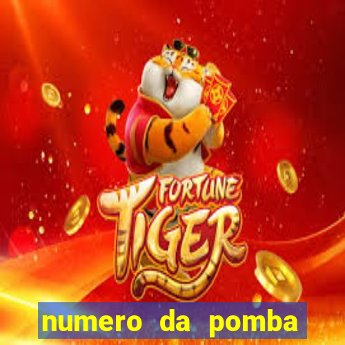 numero da pomba jogo do bicho