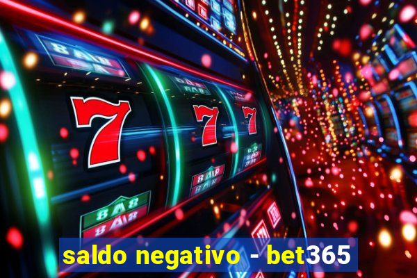 saldo negativo - bet365