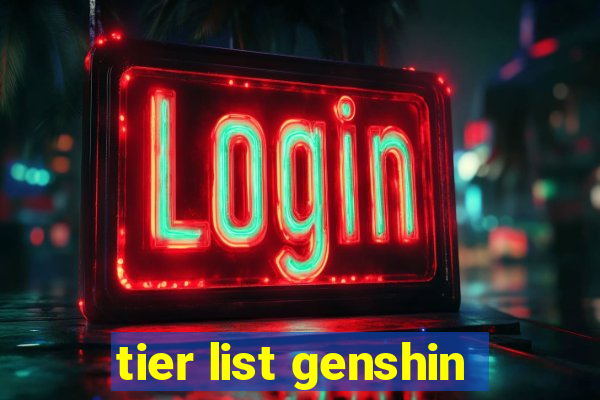 tier list genshin