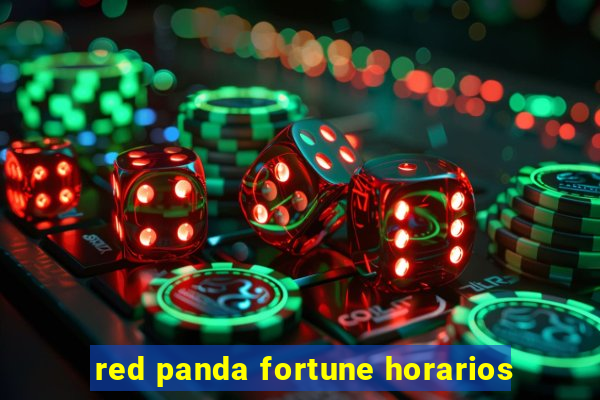 red panda fortune horarios