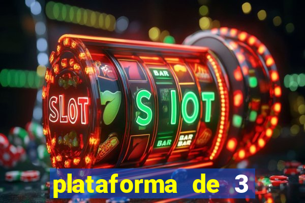 plataforma de 3 reais slots