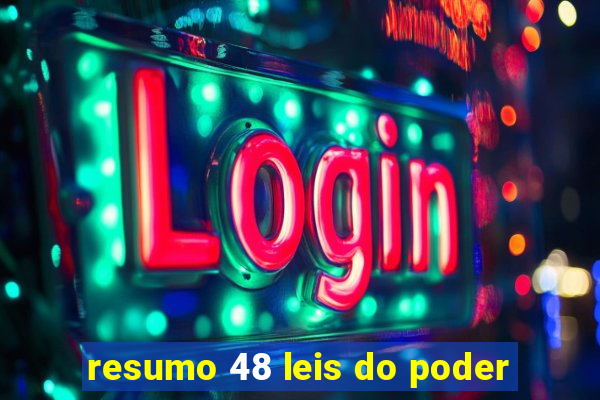 resumo 48 leis do poder