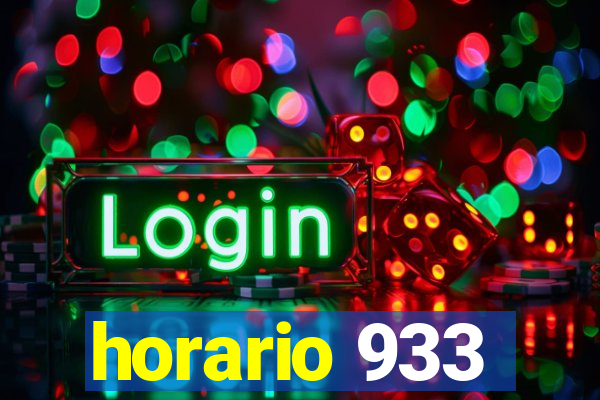 horario 933