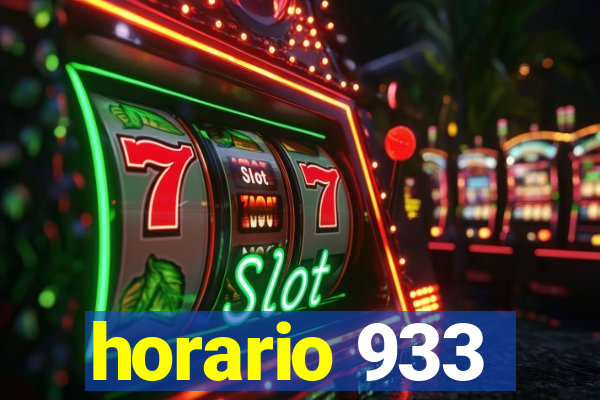 horario 933