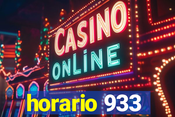 horario 933