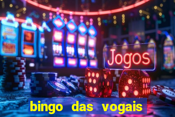 bingo das vogais colorido para imprimir