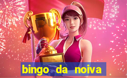 bingo da noiva para imprimir