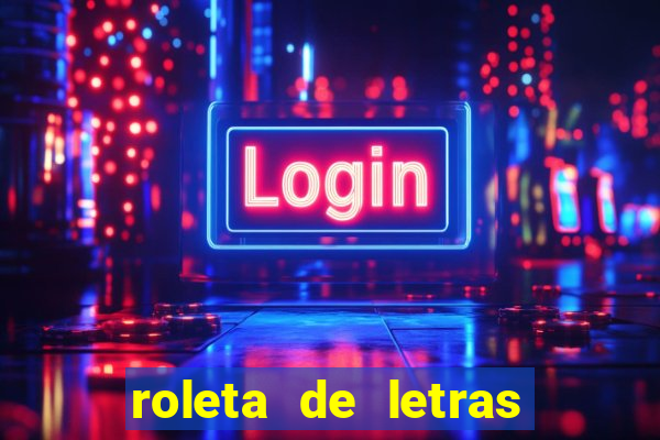 roleta de letras stop online