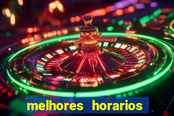 melhores horarios pagantes fortune tiger