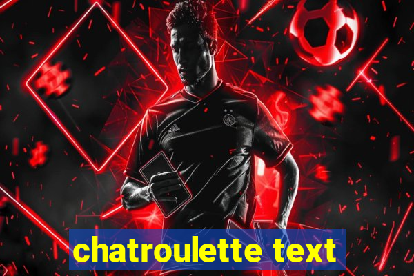 chatroulette text