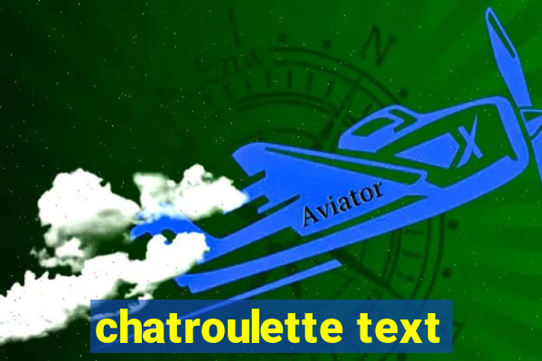 chatroulette text