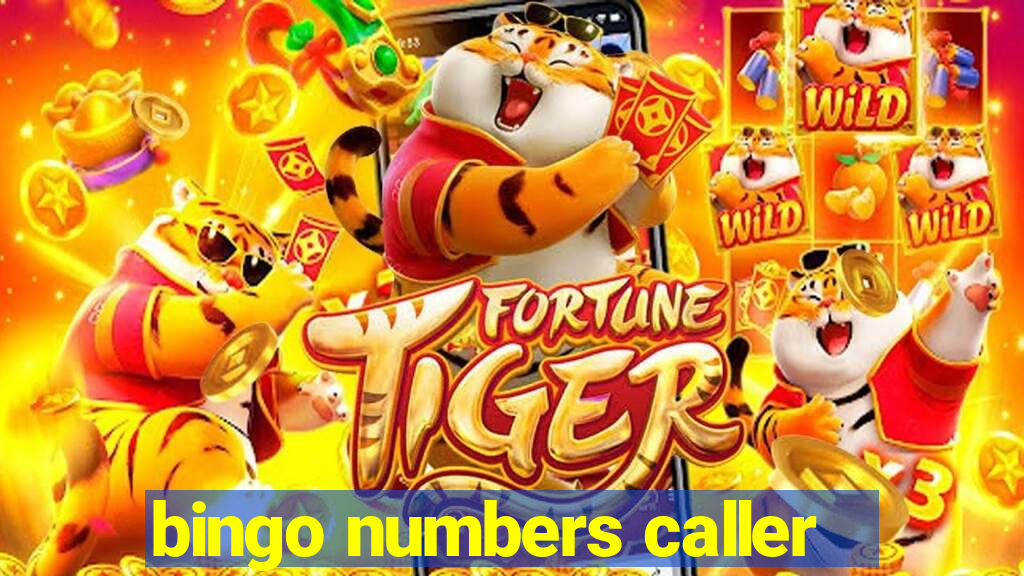 bingo numbers caller