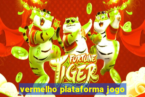 vermelho plataforma jogo