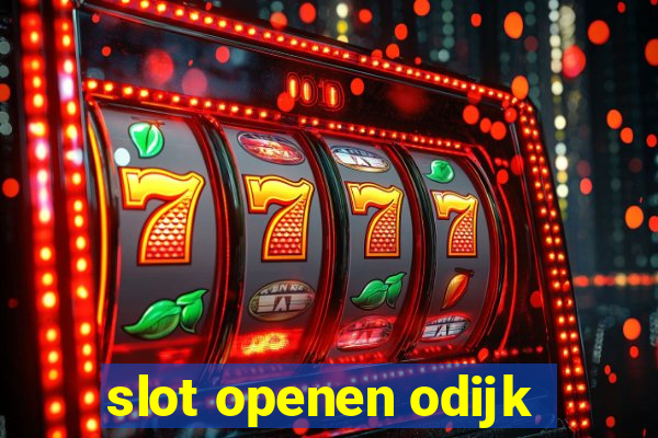 slot openen odijk