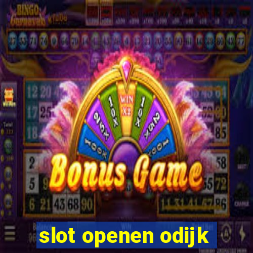 slot openen odijk