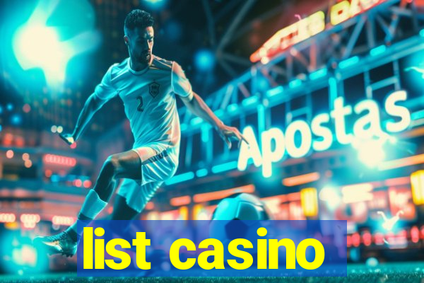 list casino