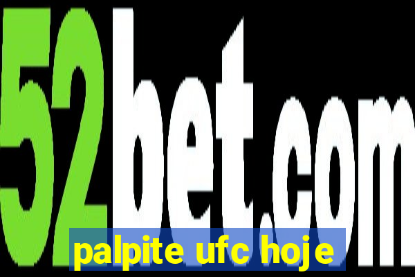 palpite ufc hoje