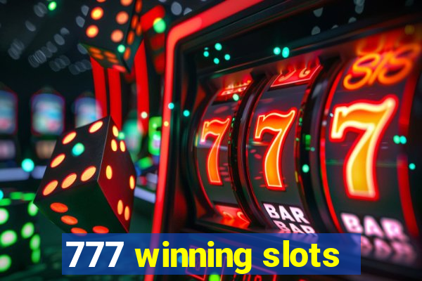 777 winning slots