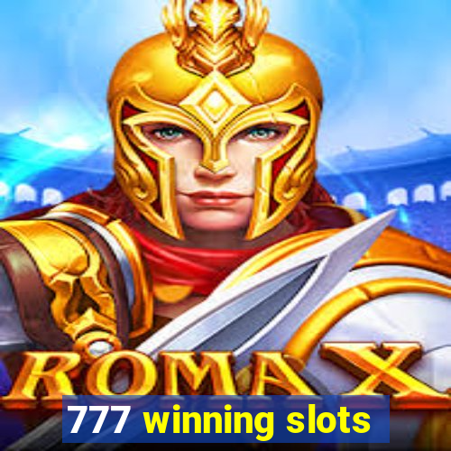 777 winning slots