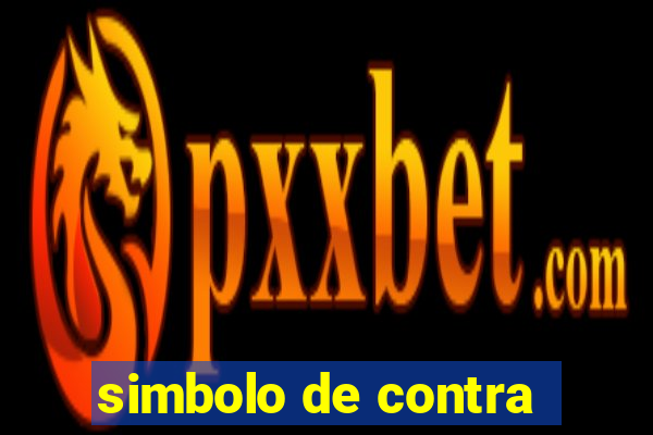 simbolo de contra