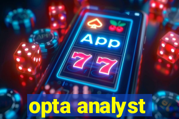 opta analyst