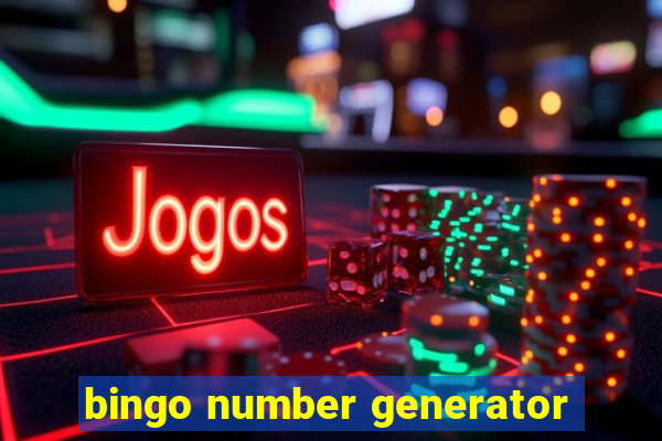 bingo number generator