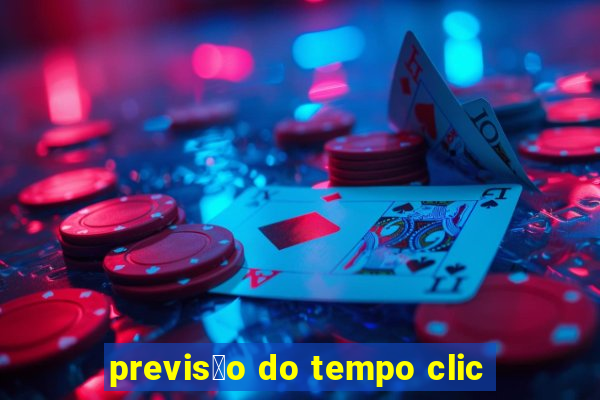 previs茫o do tempo clic