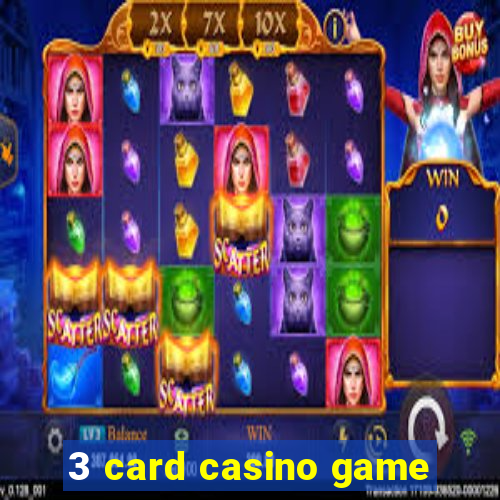 3 card casino game