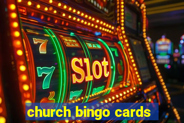 church bingo cards