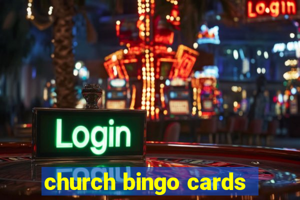 church bingo cards