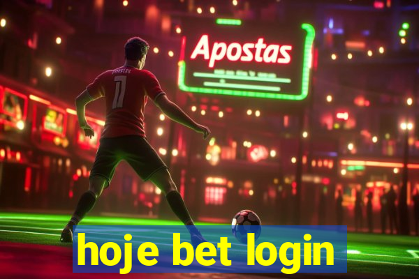 hoje bet login