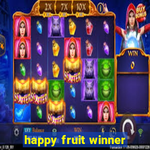 happy fruit winner