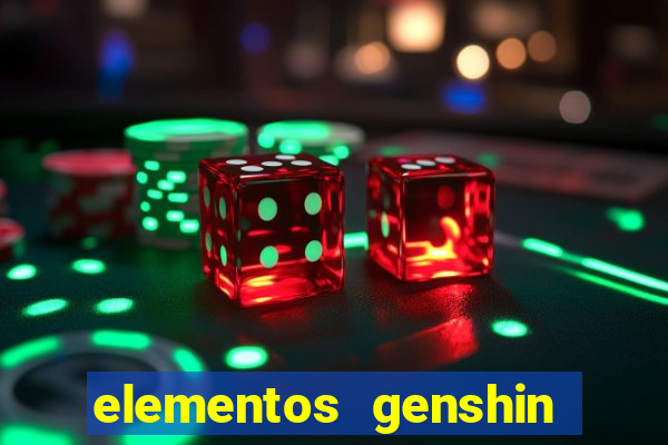 elementos genshin impact fraquezas